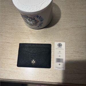 Tory Burch Black Slim Card Case